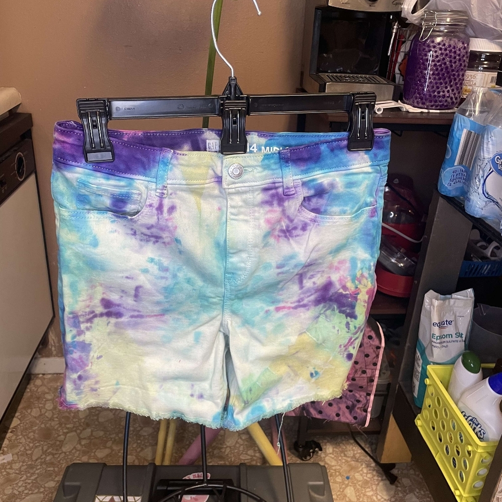 Handmade Tie Dye Shorts